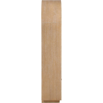 Botanical Natural Solid Wood Bookcase