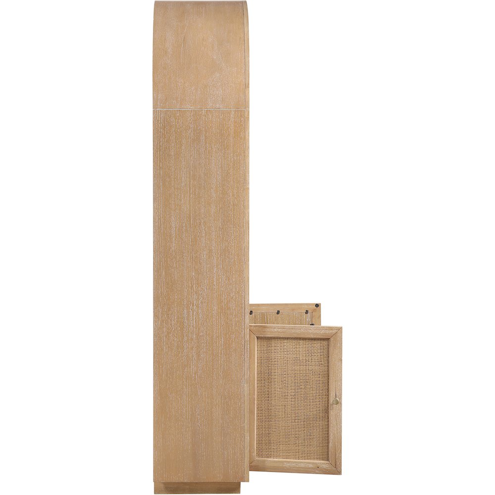 Botanical Natural Solid Wood Bookcase