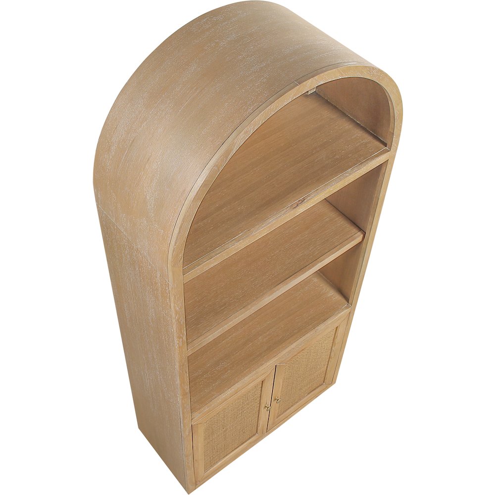 Botanical Natural Solid Wood Bookcase