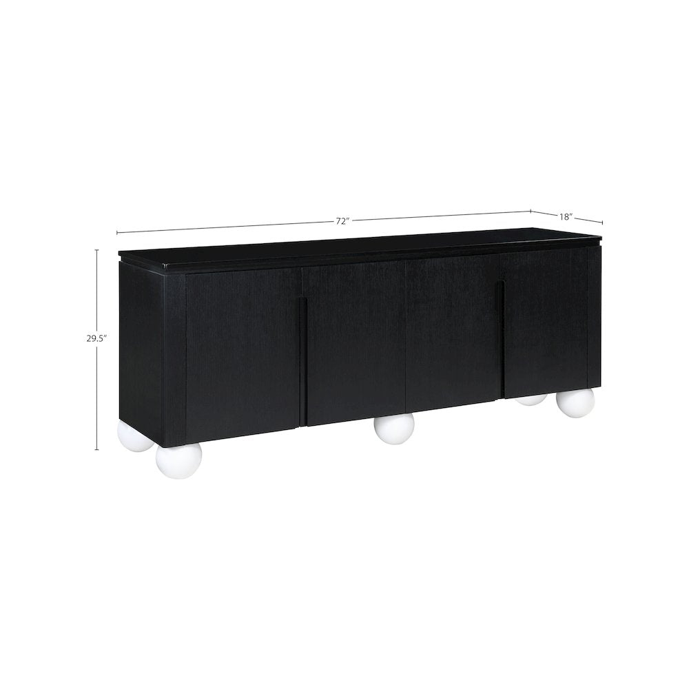 Cardiff Black Sideboard/Buffet