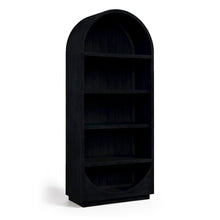 Hearth Black Solid Wood Bookcase