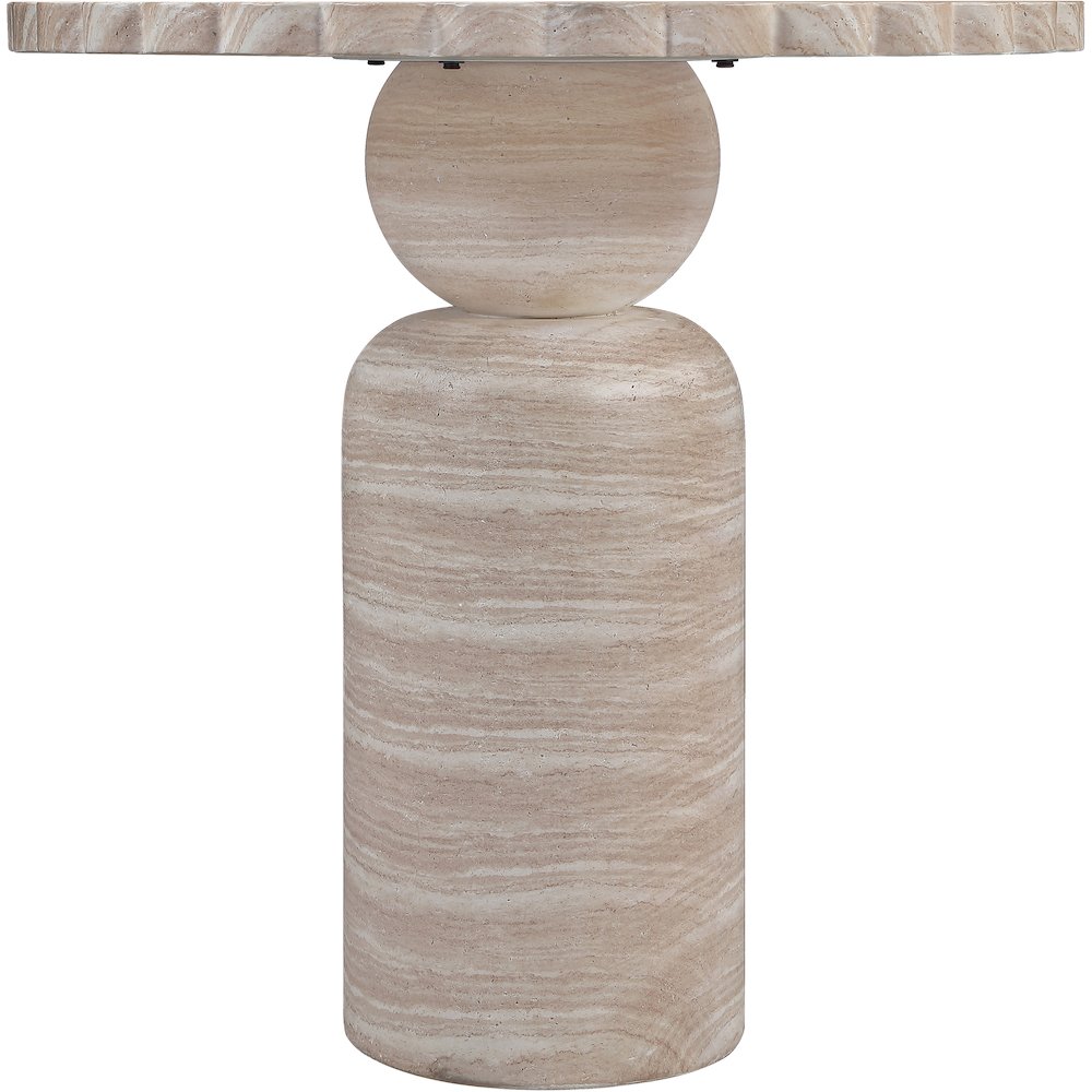 Petalia Travertine Concrete Indoor / Outdoor Counter Table