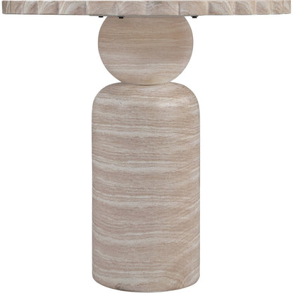 Petalia Travertine Concrete Indoor / Outdoor Counter Table