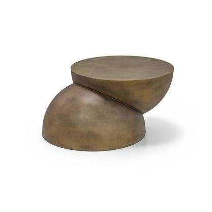 Boulder Gold Iron Coffee Table