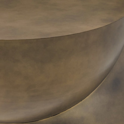 Boulder Gold Iron Coffee Table
