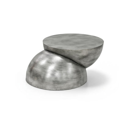 Boulder Silver Iron Coffee Table