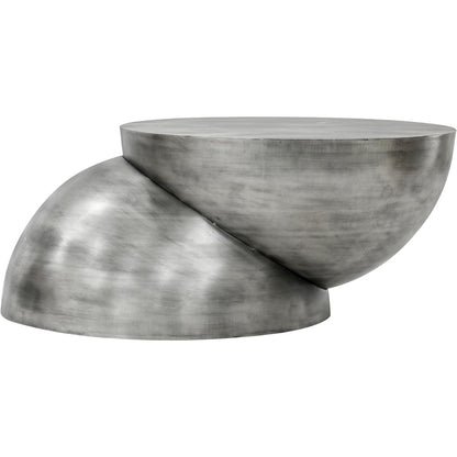 Boulder Silver Iron Coffee Table