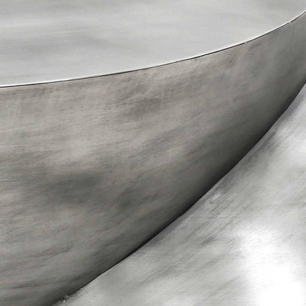 Boulder Silver Iron Coffee Table