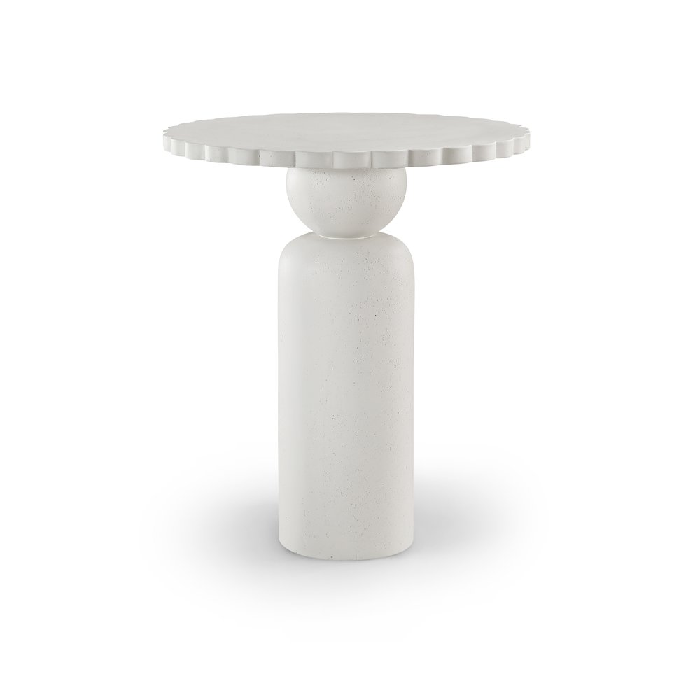 Petalia Cream Concrete Indoor / Outdoor Bar Table