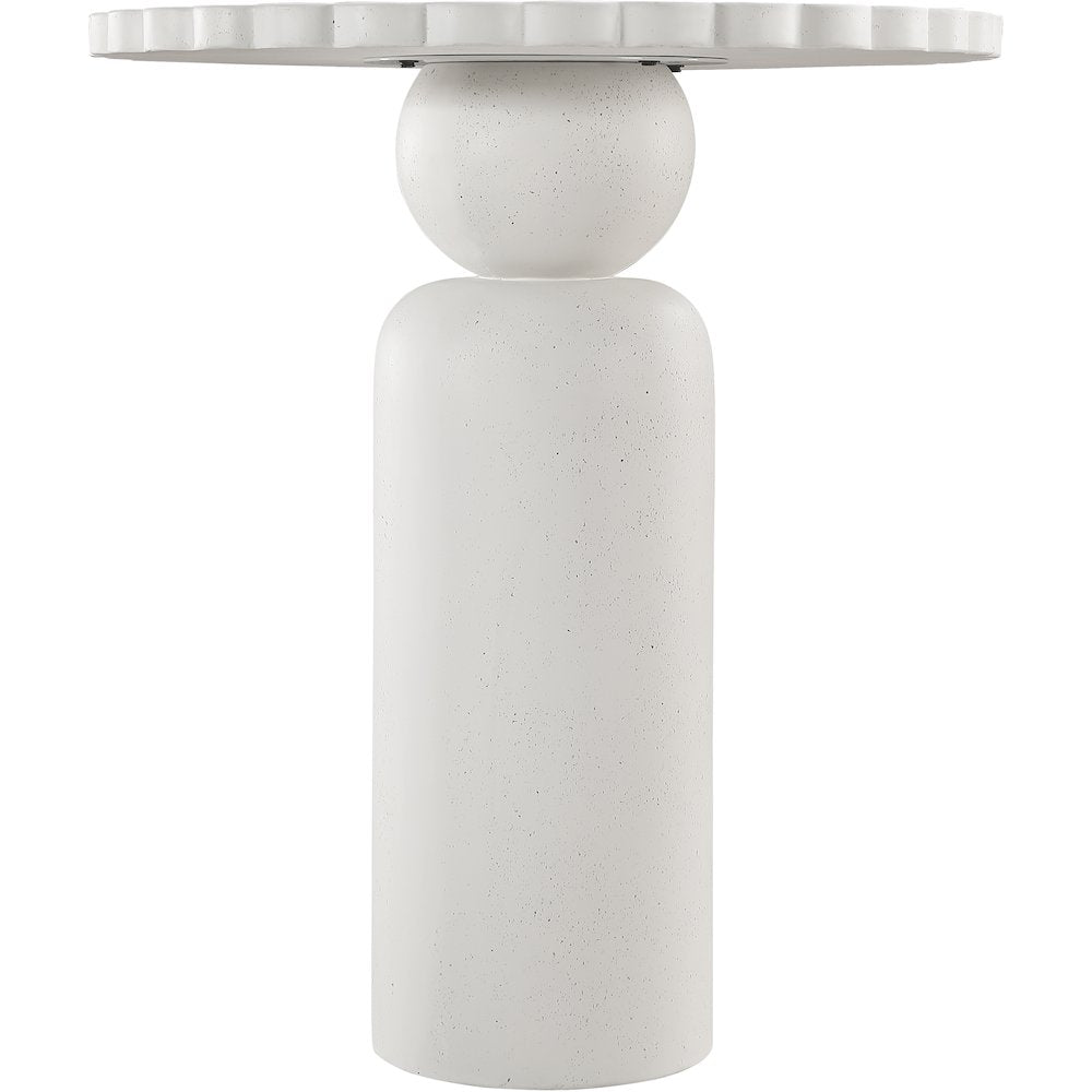 Petalia Cream Concrete Indoor / Outdoor Bar Table
