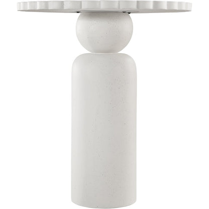 Petalia Cream Concrete Indoor / Outdoor Bar Table