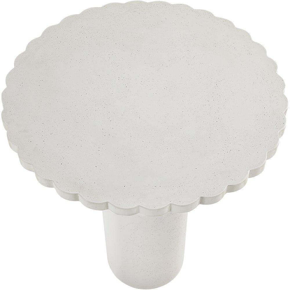 Petalia Cream Concrete Indoor / Outdoor Bar Table