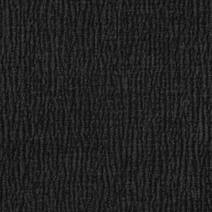 Bastille Black Chenille Fabric Upholstered Dining Side Chair, Set of 2
