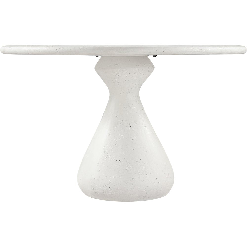 Sano 48" Cream Concrete Indoor / Outdoor Dining Table
