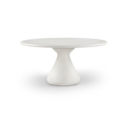Sano 60" Cream Concrete Indoor / Outdoor Dining Table