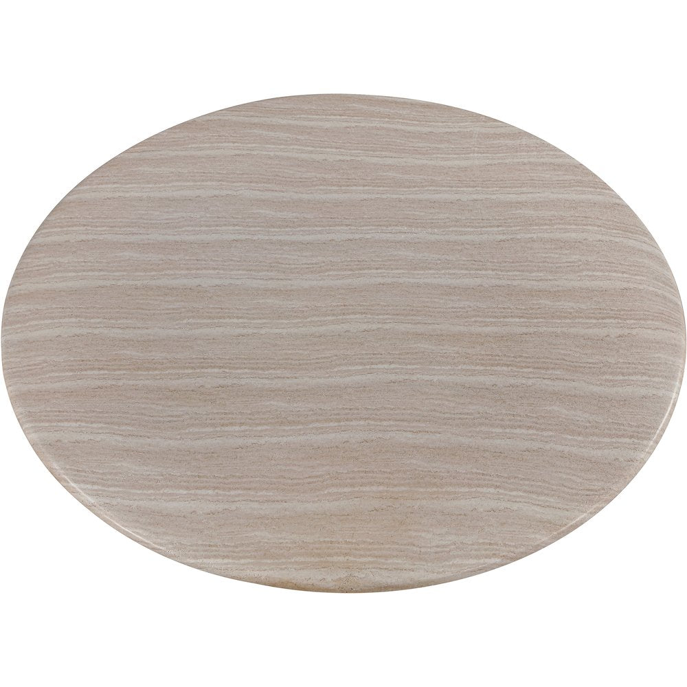 Sano 60" Travertine Concrete Indoor / Outdoor Dining Table