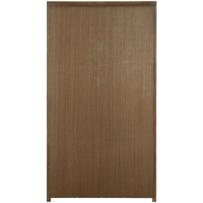 Vana Brown Solid Wood Storage Cabinet