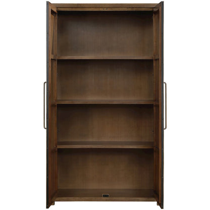 Vana Brown Solid Wood Storage Cabinet