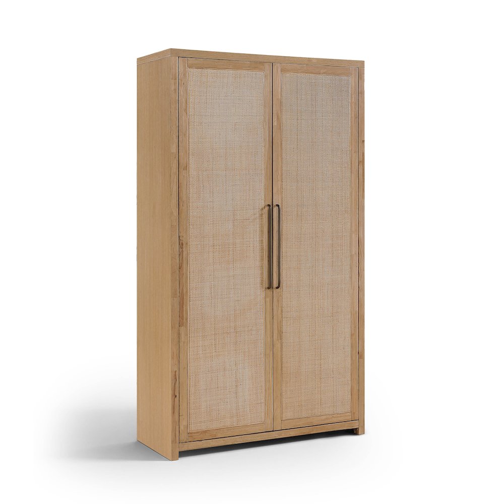 Vana Natural Solid Wood Storage Cabinet