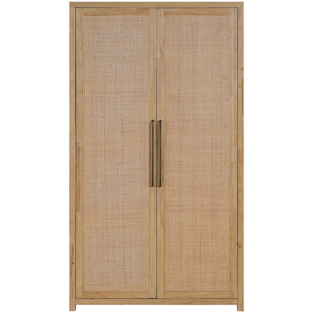 Vana Natural Solid Wood Storage Cabinet