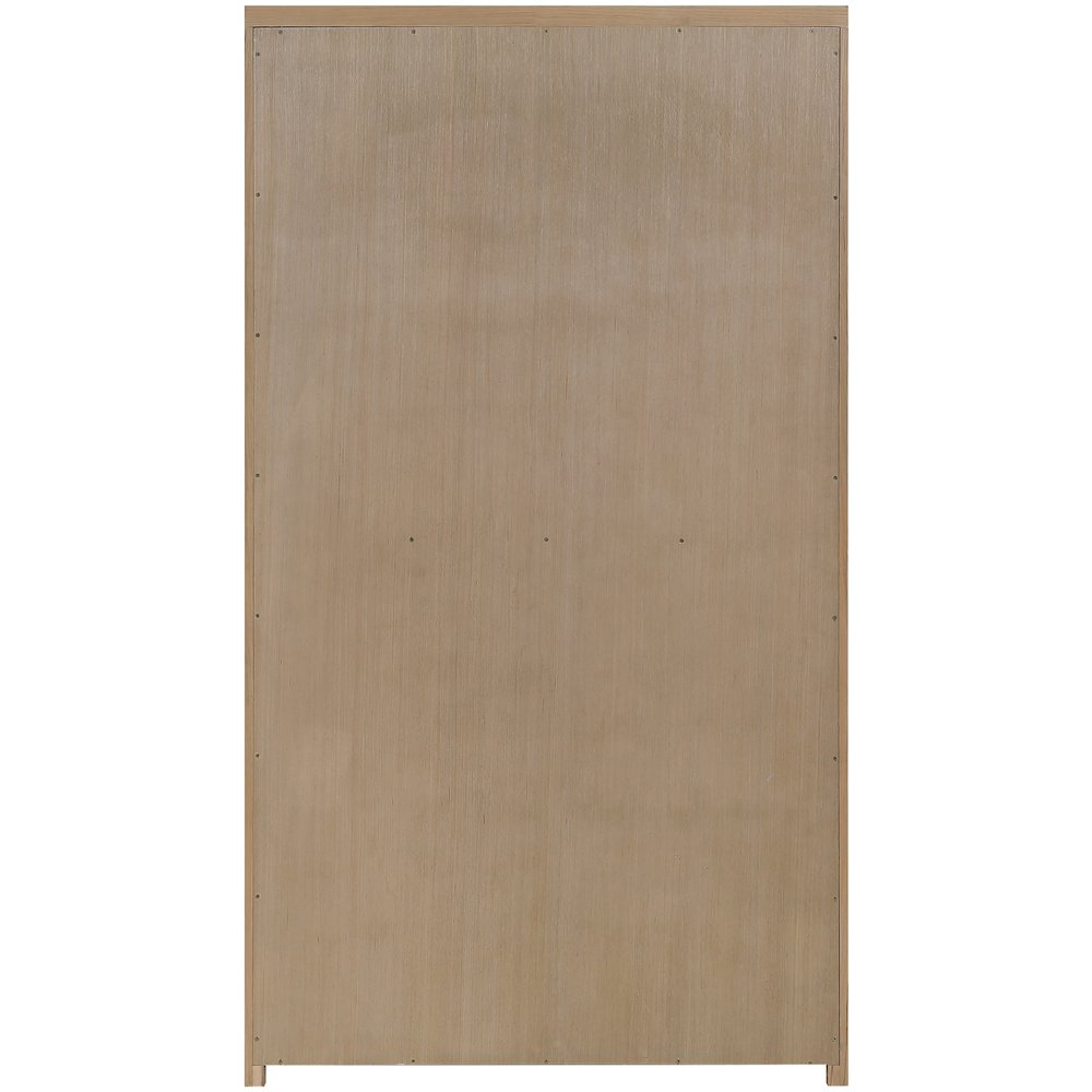 Vana Natural Solid Wood Storage Cabinet