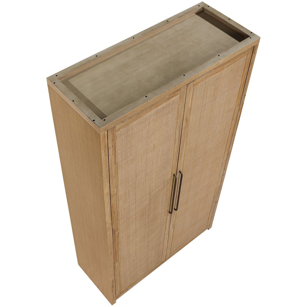 Vana Natural Solid Wood Storage Cabinet