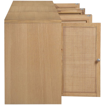 Vero Natural Solid Wood And Oak Veneer 3pc. Sideboard/Buffet