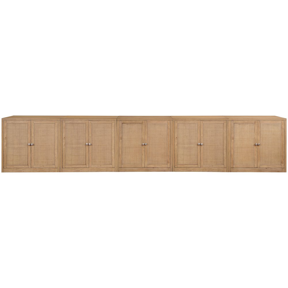 Vero Natural Solid Wood And Oak Veneer 5pc. Sideboard/Buffet