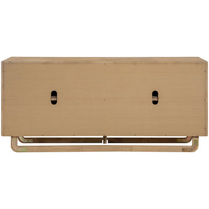 Sova Natural Solid Wood And Oak Veneer Sideboard/Buffet