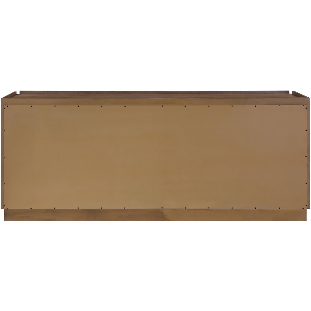 Everson Brown Oak Veneer Rubberwood Sideboard/Buffet