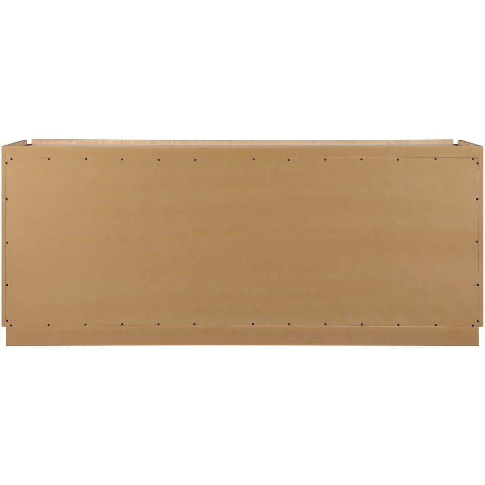 Everson Natural Oak Veneer Rubberwood Sideboard/Buffet