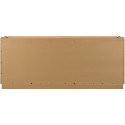 Everson Natural Oak Veneer Rubberwood Sideboard/Buffet
