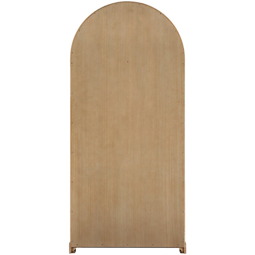 Corva Natural Solid Wood Storage Cabinet