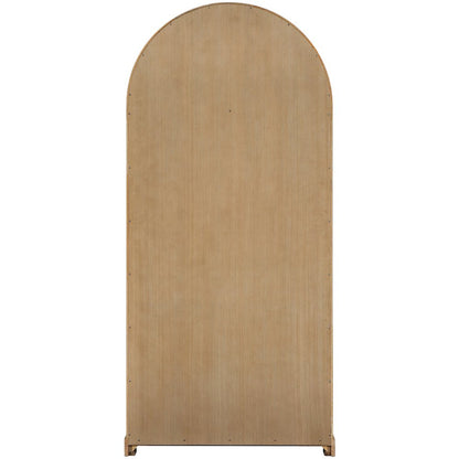 Corva Natural Solid Wood Storage Cabinet