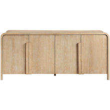 Harmony Natural Oak Veneer Rubberwood Sideboard/Buffet