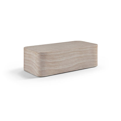 Vellon Travertine Concrete Indoor / Outdoor Coffee Table