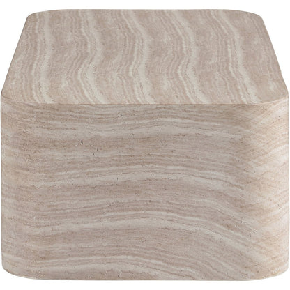 Vellon Travertine Concrete Indoor / Outdoor Coffee Table