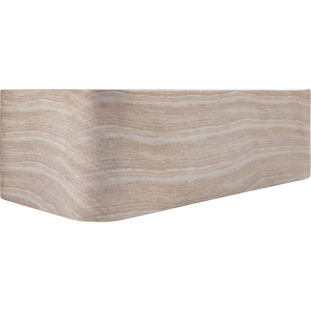 Vellon Travertine Concrete Indoor / Outdoor Coffee Table