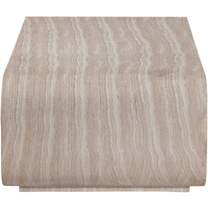 Calix Travertine Concrete Indoor / Outdoor Coffee Table