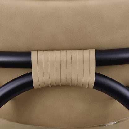 Serava Tan Vegan Leather Upholstered Dining Chair, Set of 2