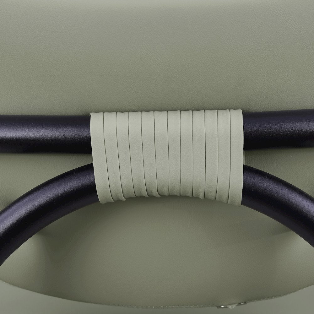 Serava Mint Vegan Leather Upholstered Counter Stool