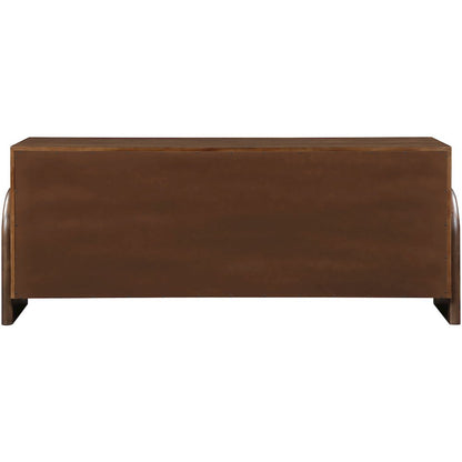 Elanor Brown Oak Veneer Rubberwood Sideboard/Buffet