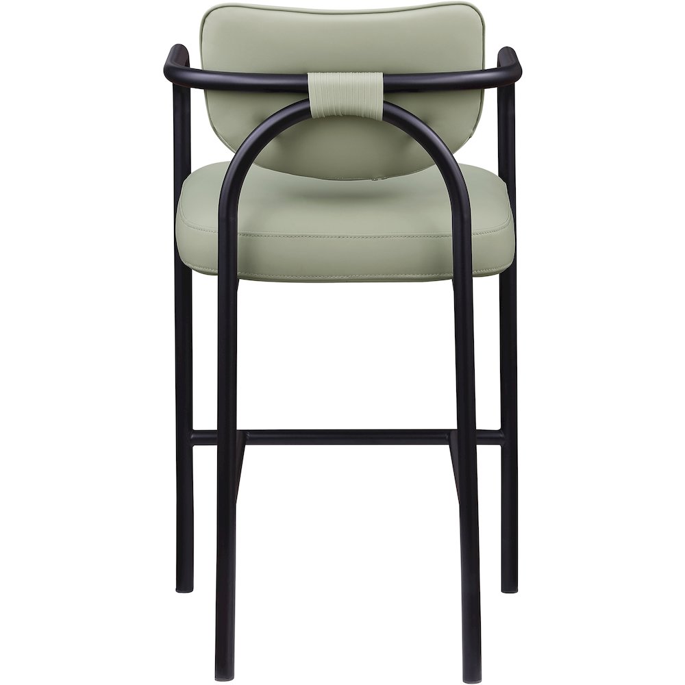 Serava Mint Vegan Leather Upholstered Bar Stool