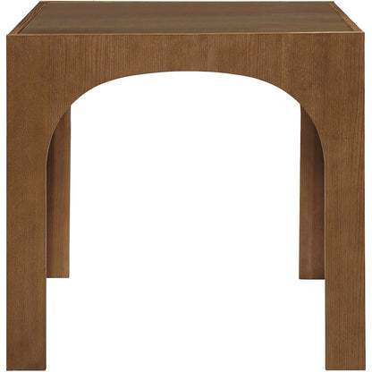 Waldorf Brown Tempered Glass Top Counter Height Table