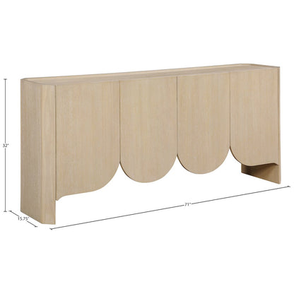 Ember Natural Solid Wood Sideboard/Buffet
