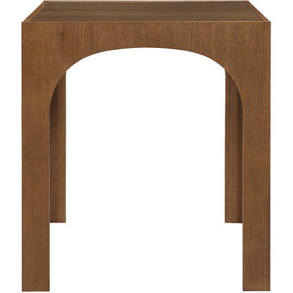 Waldorf Brown Tempered Glass Top Bar Height Table