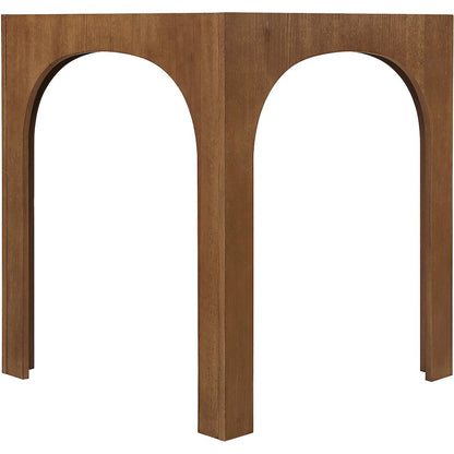 Waldorf Brown Tempered Glass Top Bar Height Table