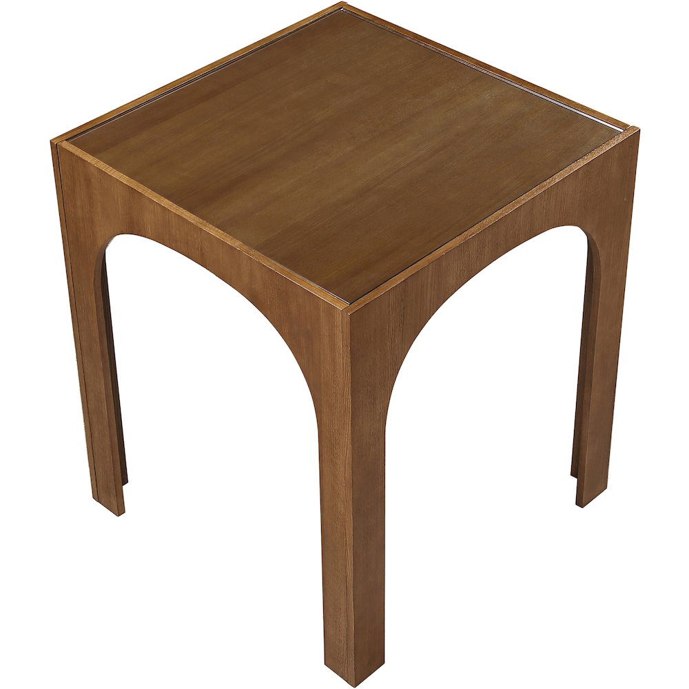 Waldorf Brown Tempered Glass Top Bar Height Table