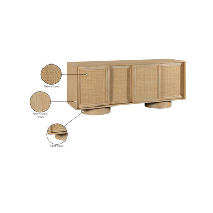 Windsor Natural Rubberwood Sideboard/Buffet
