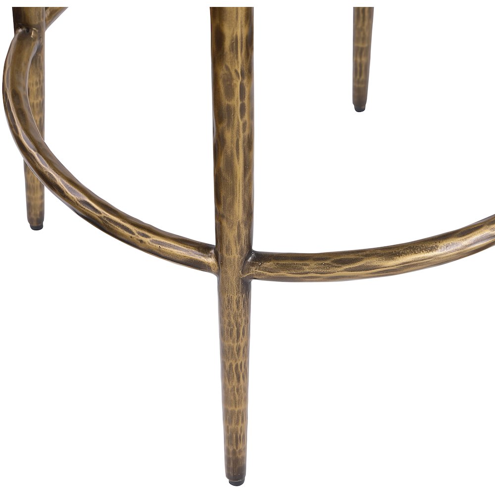 Ferro Beige Performance Fabric Upholstered Bar Stool